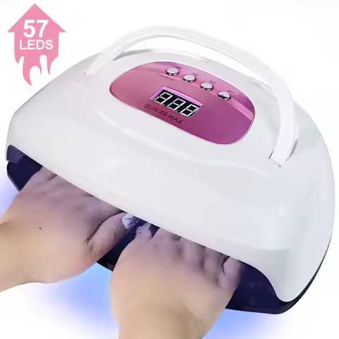 Nail Polish UV/LED Lamp 4 Timer Modes LCD Display with 57 LEDS Nails Fordrying Dryer Manicure Salon