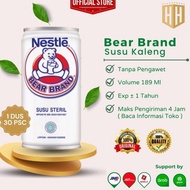 Bear Brand Susu Beruang Susu Steril Susu Kaleng 189Ml, 1 Dus Isi 30