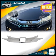 Honda Jazz GK GK5 T5A 2014-2020 Front Grill Chrome Garnish Grille Protector Cover Vaccauto Accessori