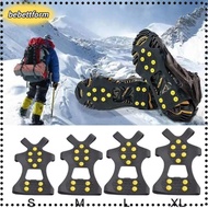 BEBETTKISS Ice Claw, 10 Teeth Spike Ice Gripper Spike,  Anti-Slip Universal Shoes Crampons Winter Ou