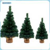 [mojotorw7] Artificial Christmas Tree Tabletop Ornament Decorative Xmas Tree Desktop Statue Compact 