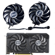 [Radiator] Original ASUS/ASUS RTX 4060 4060ti Snow Leopard DUAL EVO Graphics Card Cooling Fan Silent
