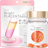 日本 feat. Bright PLACENTAex 生胎盤素外泌體膠囊 /Feat. Feet Bright Placenta Exosome, 30 Capsules [Nutritional F
