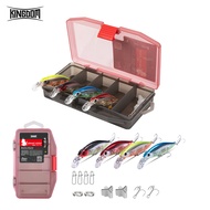 Kingdom Minnow Fishing Lure 55mm 7g 70mm 12g Vibration Sinking Hard Jerkbait Fishing Wobblers Set