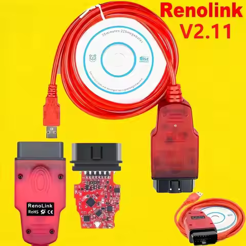 Renolink V2.11 For Renault Car ECU Programmer OBD2 Airbag Reset OBD 2 ECM UCH Key ECU Programmer Lin