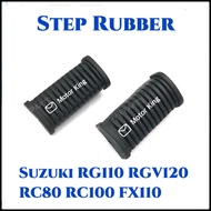 Front Footrest Step Rubber Suzuki RG SPORT 110 RGV 120 RC 80 RC 100 FX 110 (OEM) Getah Pemijak Pijak Kaki Depan