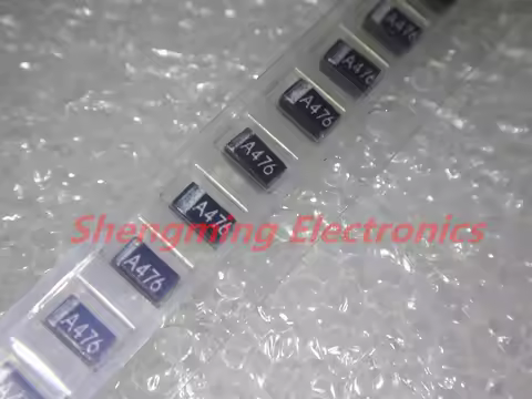 100pcs 1206 47UF 476A 10V A-type 20% SMD tantalum capacitors