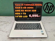 Notebook โน๊ตบุ๊คมือสอง HP i5/RAM 8 GB/HDD 1 TB/จอ 14"/การ์ดจอแยก 2 GB/สั่งลงเกมส์ได้