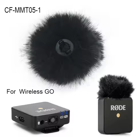 Canfon Furry Windproof Windscreen Compatible with RODE Wireless GO I/Saramonic Blink 500 Transmitter