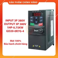 Inverter in 3 Phase 380VAC to 3 Phase 380V, capacity 0.75kw - 1HP, GD20-0R7G-4
