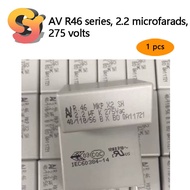 [Ready Stock Supply] 1pc AV R46 Series 2.2 uf 275V AC 2u2 225 MKP Film Capacitor