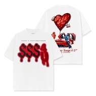 2025 DRAKE Drake SSS4U American Vintage Reversible Print Loose Fashion Washed Pure Cotton T-shirt