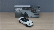 只此－架現貨 1:64 Mini GT No.270 Mazda Miata MX-5 (NA) Turned Version Classic White Fred's Garage Special 