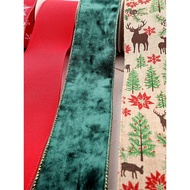 6.3cm Velvet Ribbon Ribbon Gift Gift Box Packaging Christmas Tree Ribbon Decoration Bow Knot Iron Th