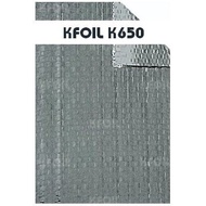 [KFOIL] K650A Double Sided Reflective Metalized Woven Film/ Aluminium Foil Insulator/ Auminium bumbu