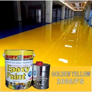 2088 / FS GOLDEN YELLOW Epoxy Paint ( Heavy Duty Coating Brand ) Floor Coating Paint / Cat Lantai interior &amp; exterior ce