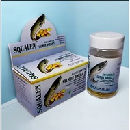 Squalen fish liver oil salmon omega 3 soft acid food supplement 100 capsules omega 3 6 9