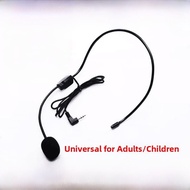 Children's Stage Performance Fake Singing Headset Overhead Wired Earphones Adult Professional Props 
