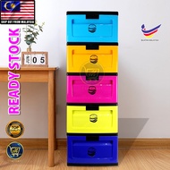 PlatMart - 3/4/5 LAYER PLASTIC DRAWER / STORAGE CABINET / PLASTIC CABINET