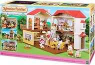 Sylvanian Families Red Roof Country Home Doll House &amp; Accessories,Multicolor