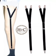 Houseofcuff Shirt Garter Suspender Belt SHIRTTAIL GARTER STEEL