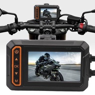 Motorcycle Dash Camera  3in IPS Screen Motorbike DVR for Motorsports