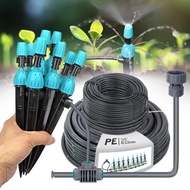New

 N166V Customizable Irrigation System with PE Tubing 360° Adjustable Spray Mist Quick-Connect K
