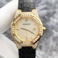 Audemars Piguet/AP Royal Oak Mother-of-Pearl Diamond Scale Original Diamond English Women's Watch