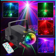 Emslaser Lampu Proyektor Disco 16 Patterns 240V 10W with Remote - TC-7007P / Lampu Proyektor diaco b