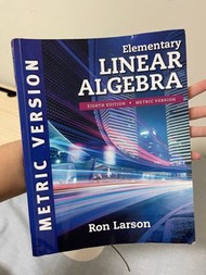 Larson / Elementary Linear Algebra 8/E 管理數學 北科大