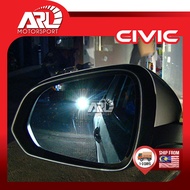 Honda Civic 10th FC FK TBA TEA Blue Side Mirror with LED Signal Lamp LED Winker Mirror Lens For Civi
