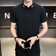 LJPNK Men’s Lightweight Plain Polo – Breathable Short Sleeve Business Casual Shirt for Hot Weather