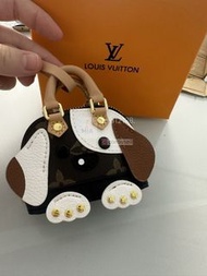 Louis Vuitton LV Petite Malle Bluetooth Earphone Case Bag Pendant Keychain