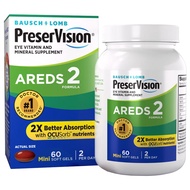 美國博士倫 PreserVision護眼維生素(年齡相關二代配方) 60粒迷你軟膠囊