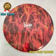 Mika Bass Hadroh 16 inch/40cm DMP Duta music percussion merah api/red fire