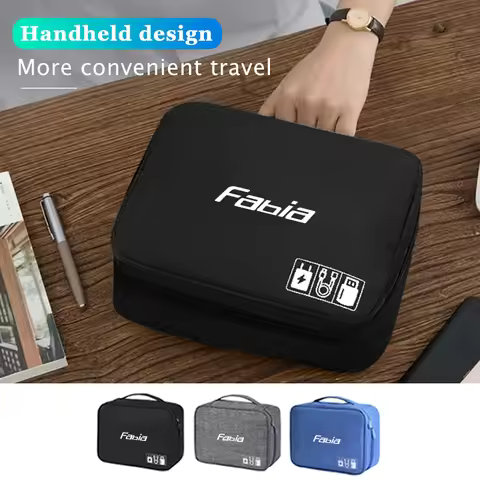 Car Travel Portable Multipurpose Collapsible Storage Bag For Skoda Rapid Kodiaq Karoq Fabia Kamiq Fa