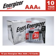 Energizer Max AAA (3A) Alkaline Battery - 1 Box (72pcs)