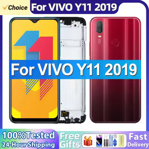 6.35" LCD for Vivo Y11 2019 Lcd Display Touch panel Screen Digitizer Assembly For Vivo Y11 2019 (190