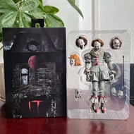 NECA Pennywise Joker Figure Pennywise Joker Bill Toy Horror Doll Action Figure Model Toys Joint Mova
