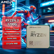 AMD | 100% Brand New and Original AMD Ryzen 3 R3 3200G Processor 3.6GHz Quad-Core 65W AM4 CPU the Be