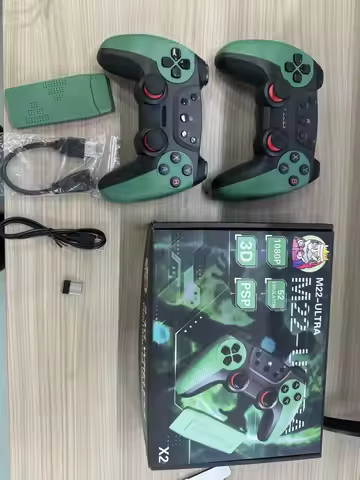 2026 NEW M22 Ultra Retro Video Home Game Console Wireless 2.4G HD 3D Arcade 128G 40000 + Gaming 4k U