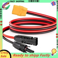 10AWG Solar Panel Connector to XT90 Female Adapter Cable XT90 Female Adapter Cable 10AWG Solar Panel