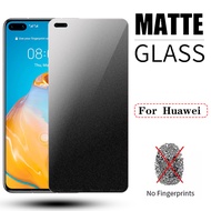 Matte Tempered Glass Huawei P40 P30 P20 Mate 30 20 Lite