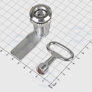 MS705-36 Khoá Tủ Điện Tam Giác Cao 36mm Kẽm Mạ Chrome Kèm Chìa Khóa