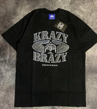 Kaos Tshirt | Krazy Brazy Records Logo Tee | Bahan Cotton Combed 24s