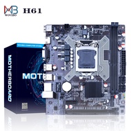 เมนบอร์ด H61 LGA 1155 DDR3หน่วยความจำช่องคู่16G สำหรับ Intel LGA1155 Core I3 I5 I7 Xeon เมนบอร์ดคอมพ