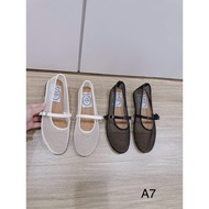A7 mesh strap flat shoes