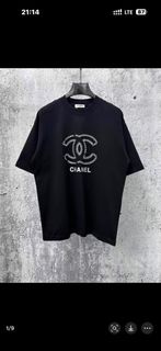 Chanel 黑色短袖T恤