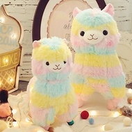 Rainbow Alpaca Plush Toy Cute Alpaca Alpaca Caso Soft Plush Toy Doll Gift