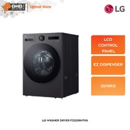 LG 20/10kg Front Load Washer Dryer F2520RNTKA with with AI Direct Drive™ and TurboWash™ ThinQ Mesin 
